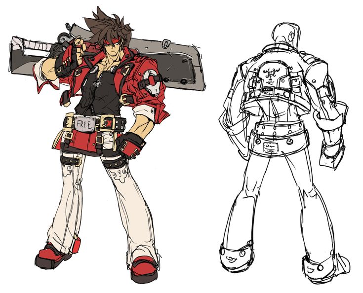 Sol Badguy Concept Art - Guilty Gear -Strive- Art Gallery